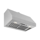 Thor Kitchen 36-Inch Pro Under Cabinet Range Hood, 18" Tall, 600 CFM (TUCH3618)