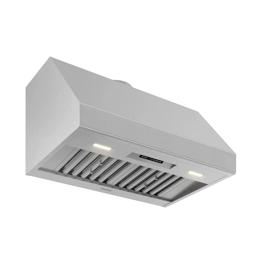 Thor Kitchen 36-Inch Pro Under Cabinet Range Hood, 18" Tall, 600 CFM (TUCH3618)