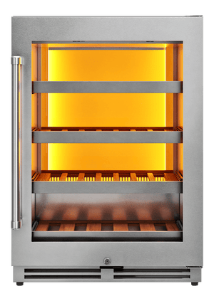 Thor Kitchen 24-Inch Wine Cooler with Backlight in Stainless Steel (TWC24UL)