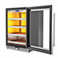 Thor Kitchen 24-Inch Wine Cooler with Backlight in Stainless Steel TWC24UL