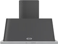 ILVE 40" Majestic Wall Mount Range Hood with 600 CFM Blower Anti-grease Filter 2 Warming Lights Filter Light Indicator Auto-off Function and 4 Fan Speeds UAM100