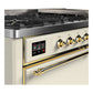 ILVE Majestic II Series 60 Inch Dual Fuel Freestanding Range Gas/Propane (UM15FDQNS3) - MyBBQDirect