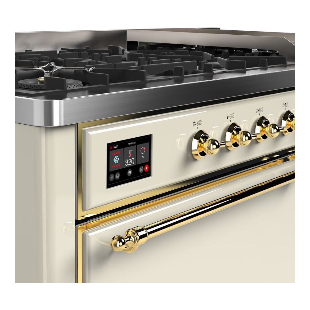 ILVE Majestic II Series 60 Inch Dual Fuel Freestanding Range Gas/Propane (UM15FDQNS3) - MyBBQDirect