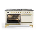 ILVE Majestic II Series 60 Inch Dual Fuel Freestanding Range Gas/Propane (UM15FDQNS3) - MyBBQDirect