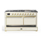 ILVE Majestic II Series 60 Inch Dual Fuel Freestanding Range Gas/Propane (UM15FDQNS3) - MyBBQDirect