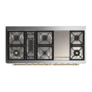 ILVE Majestic II Series 60 Inch Dual Fuel Freestanding Range Gas/Propane (UM15FDQNS3) - MyBBQDirect