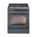 ILVE Nostalgie II Noblesse 30″ Dual Fuel Range Triple Glass Door - UN30NMP
