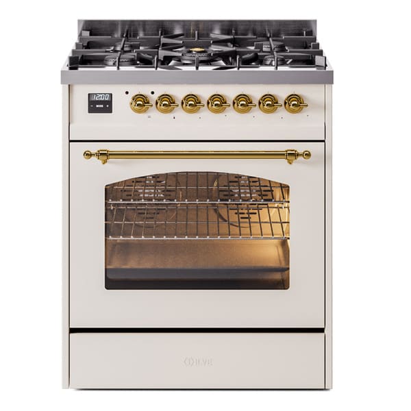 ILVE 30" Nostalgie II Single Oven Dual Fuel Range UP30NMP - MyBBQDirect