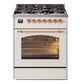ILVE 30" Nostalgie II Single Oven Dual Fuel Range UP30NMP - MyBBQDirect