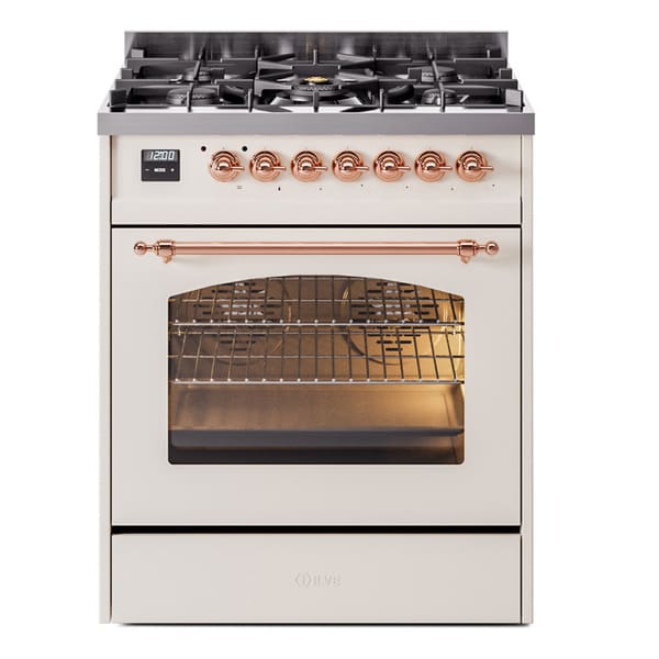 ILVE 30" Nostalgie II Single Oven Dual Fuel Range UP30NMP - MyBBQDirect