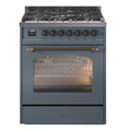 ILVE 30" Nostalgie II Single Oven Dual Fuel Range UP30NMP - MyBBQDirect