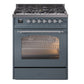 ILVE 30" Nostalgie II Single Oven Dual Fuel Range UP30NMP - MyBBQDirect