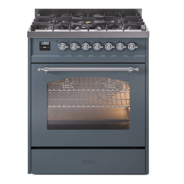 ILVE 30" Nostalgie II Single Oven Dual Fuel Range UP30NMP - MyBBQDirect