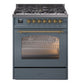 ILVE 30" Nostalgie II Single Oven Dual Fuel Range UP30NMP - MyBBQDirect