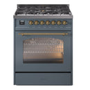 ILVE 30" Nostalgie II Single Oven Dual Fuel Range UP30NMP - MyBBQDirect