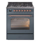 ILVE 30" Nostalgie II Single Oven Dual Fuel Range UP30NMP - MyBBQDirect