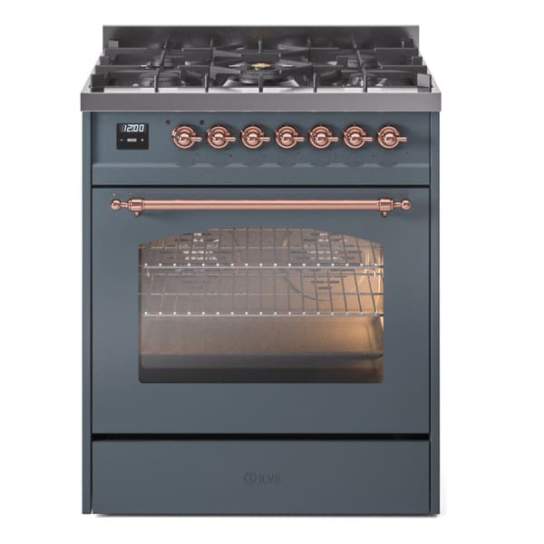 ILVE 30" Nostalgie II Single Oven Dual Fuel Range UP30NMP - MyBBQDirect