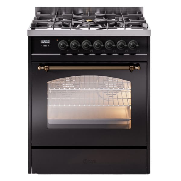 ILVE 30" Nostalgie II Single Oven Dual Fuel Range UP30NMP - MyBBQDirect