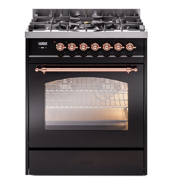 ILVE 30" Nostalgie II Single Oven Dual Fuel Range UP30NMP - MyBBQDirect