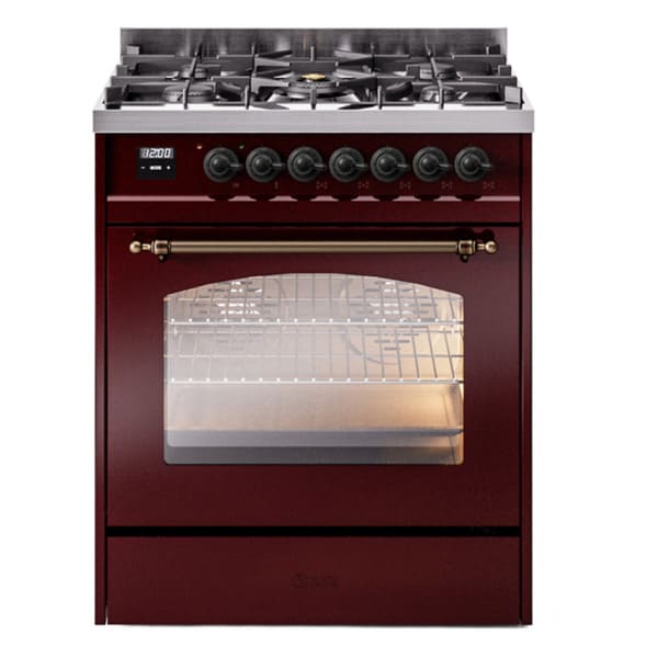 ILVE 30" Nostalgie II Single Oven Dual Fuel Range UP30NMP - MyBBQDirect
