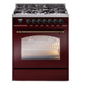 ILVE 30" Nostalgie II Single Oven Dual Fuel Range UP30NMP - MyBBQDirect