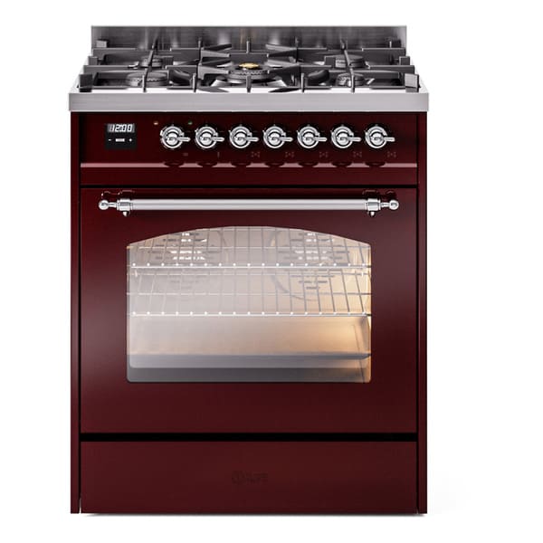 ILVE 30" Nostalgie II Single Oven Dual Fuel Range UP30NMP - MyBBQDirect