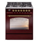 ILVE 30" Nostalgie II Single Oven Dual Fuel Range UP30NMP - MyBBQDirect