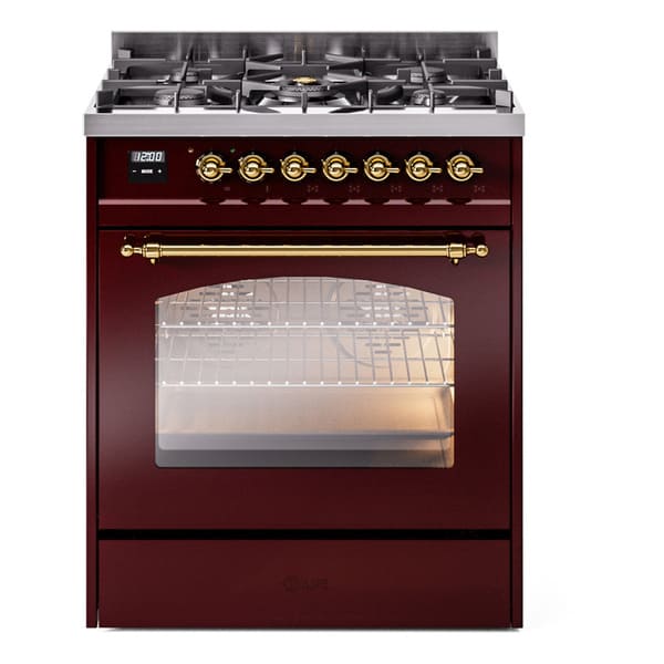 ILVE 30" Nostalgie II Single Oven Dual Fuel Range UP30NMP - MyBBQDirect
