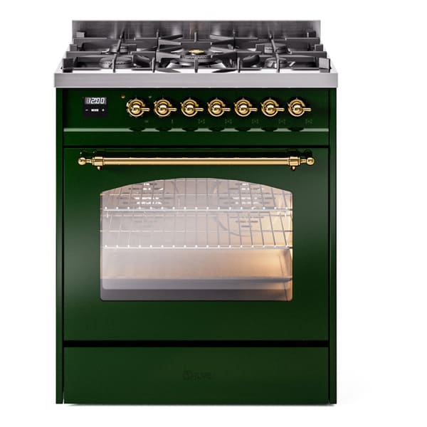 ILVE 30" Nostalgie II Single Oven Dual Fuel Range UP30NMP - MyBBQDirect