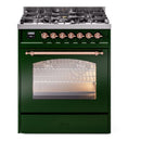 ILVE 30" Nostalgie II Single Oven Dual Fuel Range UP30NMP - MyBBQDirect