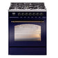 ILVE 30" Nostalgie II Single Oven Dual Fuel Range UP30NMP - MyBBQDirect
