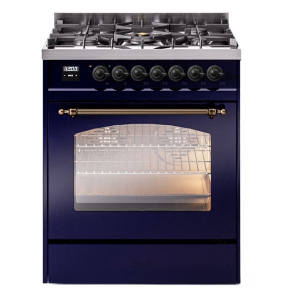 ILVE 30" Nostalgie II Single Oven Dual Fuel Range UP30NMP - MyBBQDirect