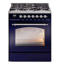 ILVE 30" Nostalgie II Single Oven Dual Fuel Range UP30NMP - MyBBQDirect