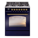 ILVE 30" Nostalgie II Single Oven Dual Fuel Range UP30NMP - MyBBQDirect