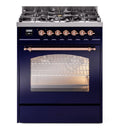 ILVE 30" Nostalgie II Single Oven Dual Fuel Range UP30NMP - MyBBQDirect