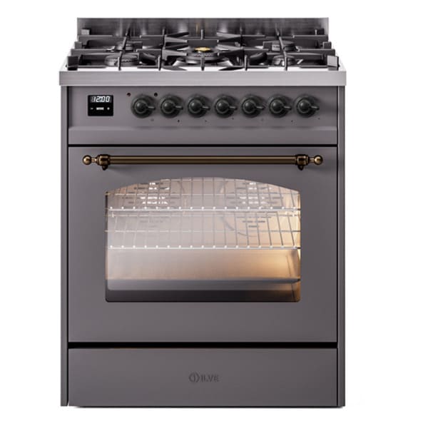 ILVE 30" Nostalgie II Single Oven Dual Fuel Range UP30NMP - MyBBQDirect