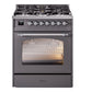 ILVE 30" Nostalgie II Single Oven Dual Fuel Range UP30NMP - MyBBQDirect