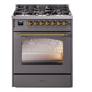 ILVE 30" Nostalgie II Single Oven Dual Fuel Range UP30NMP - MyBBQDirect