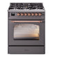 ILVE 30" Nostalgie II Single Oven Dual Fuel Range UP30NMP - MyBBQDirect