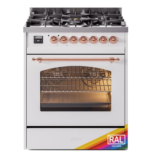 ILVE 30" Nostalgie II Single Oven Dual Fuel Range UP30NMP - MyBBQDirect