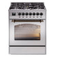 ILVE 30" Nostalgie II Single Oven Dual Fuel Range UP30NMP - MyBBQDirect