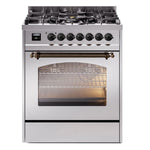 ILVE 30" Nostalgie II Single Oven Dual Fuel Range UP30NMP - MyBBQDirect