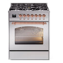 ILVE 30" Nostalgie II Single Oven Dual Fuel Range UP30NMP - MyBBQDirect