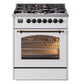 ILVE 30" Nostalgie II Single Oven Dual Fuel Range UP30NMP - MyBBQDirect
