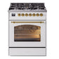 ILVE 30" Nostalgie II Single Oven Dual Fuel Range UP30NMP - MyBBQDirect