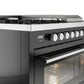 ILVE Professional Plus II 48" Dual Fuel Range with 5 Sealed Burners Griddle French Top Triple Glass Door - UP48FSWMP