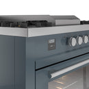 ILVE Professional Plus II 60 Inch Dual Fuel Freestanding Range in Stainless Steel with Trim - UP60FSWMP