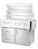 Vintage Luxury Grill 42-Inch Deluxe Grill Cart with Door and 2 Drawers