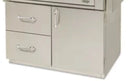 Vintage Luxury Grills 30-Inch Drawer and Door in Stainless Steel