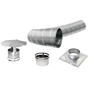 Drolet stainless flex liner kit for inserts VOLKI-625
